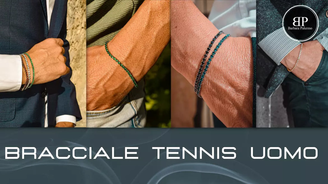 Bracciale tennis uomo