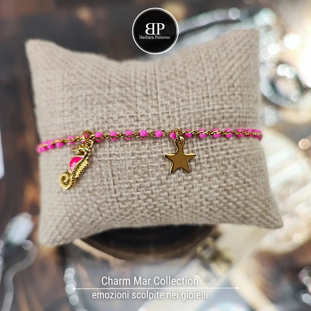 Pink Marine Dream Armband: Süße Spiegelungen des Meeres