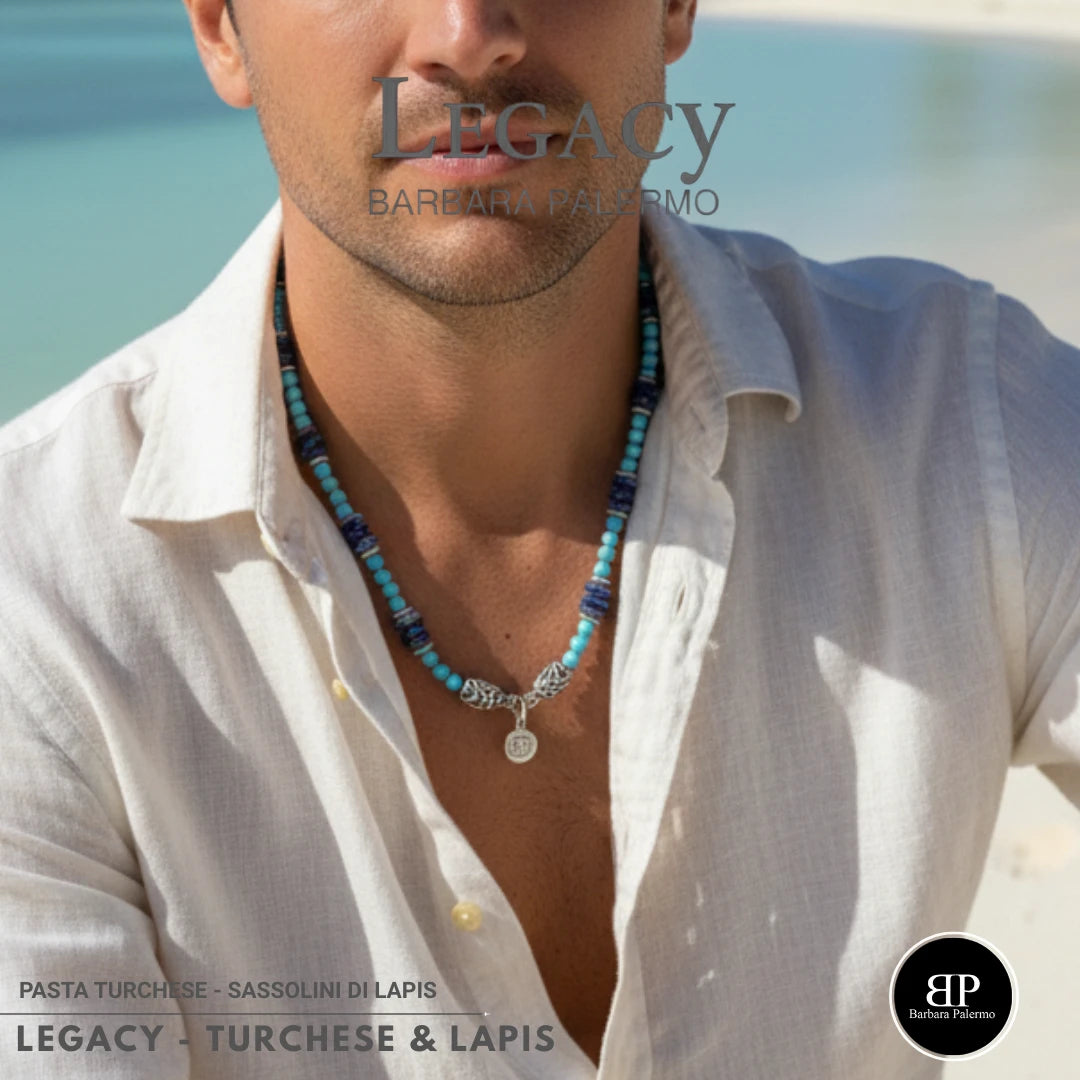 Collana Legacy – Turchese & Lapis