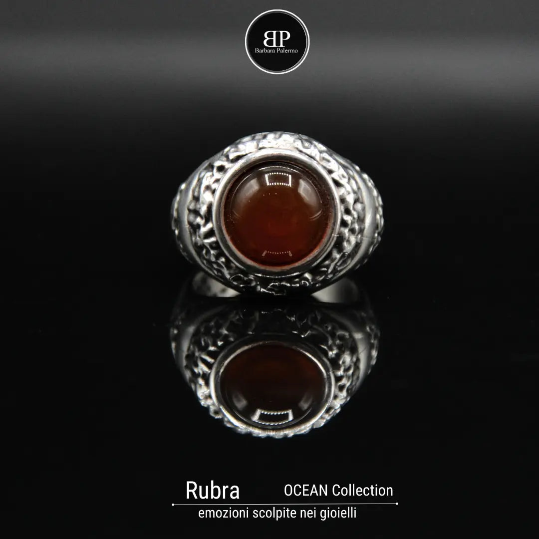 Anello Rubra: con Corniola
