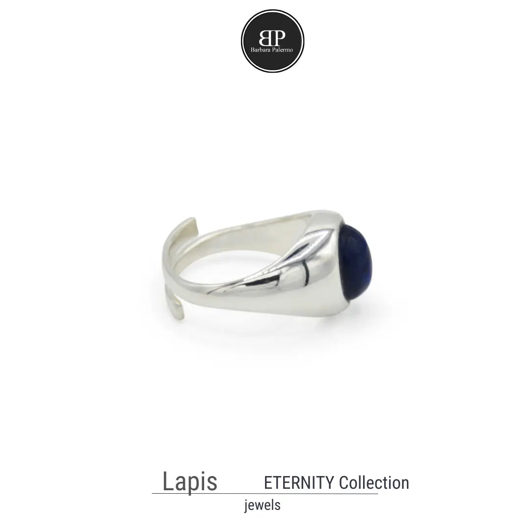 Lapislazuli-Eternity-Ring – Himmlische Eleganz und Raffinesse