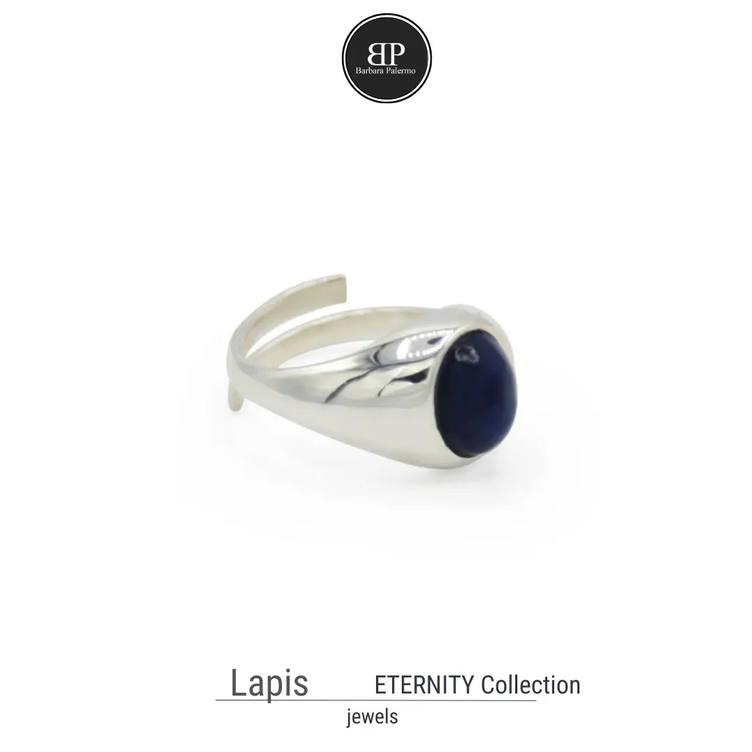 Lapislazuli-Eternity-Ring – Himmlische Eleganz und Raffinesse