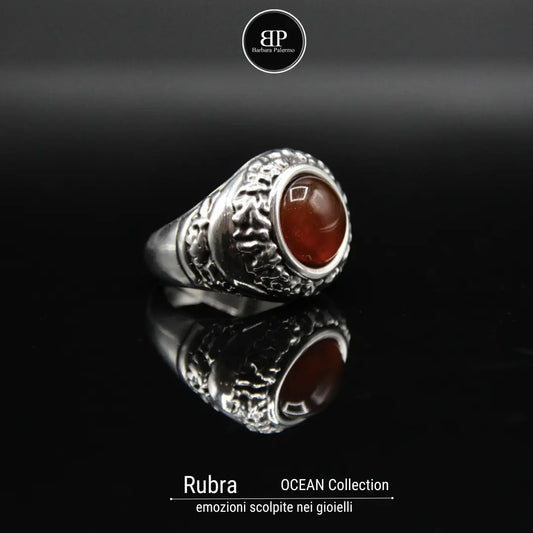 Anello Rubra: con Corniola