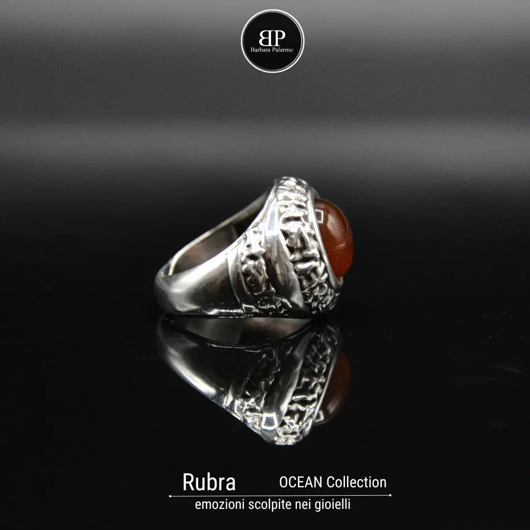 Anello Rubra: con Corniola