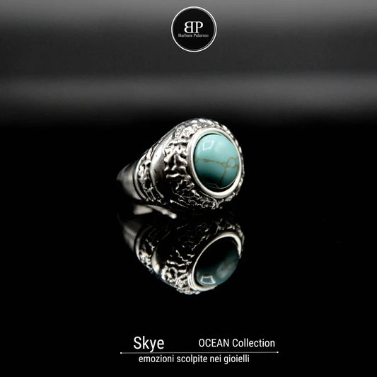 Anello con turchese Skye