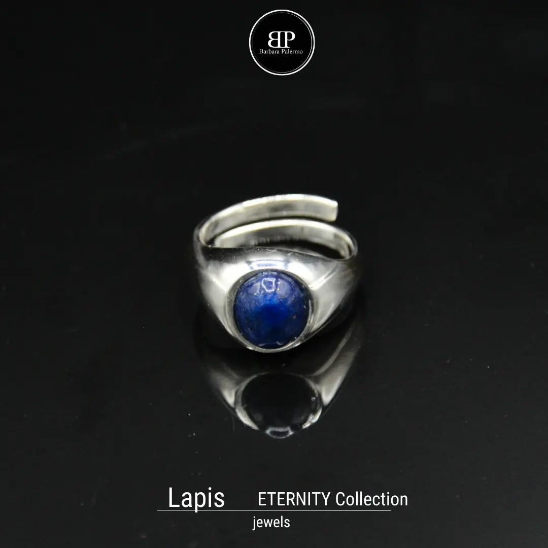 Lapislazuli-Eternity-Ring – Himmlische Eleganz und Raffinesse