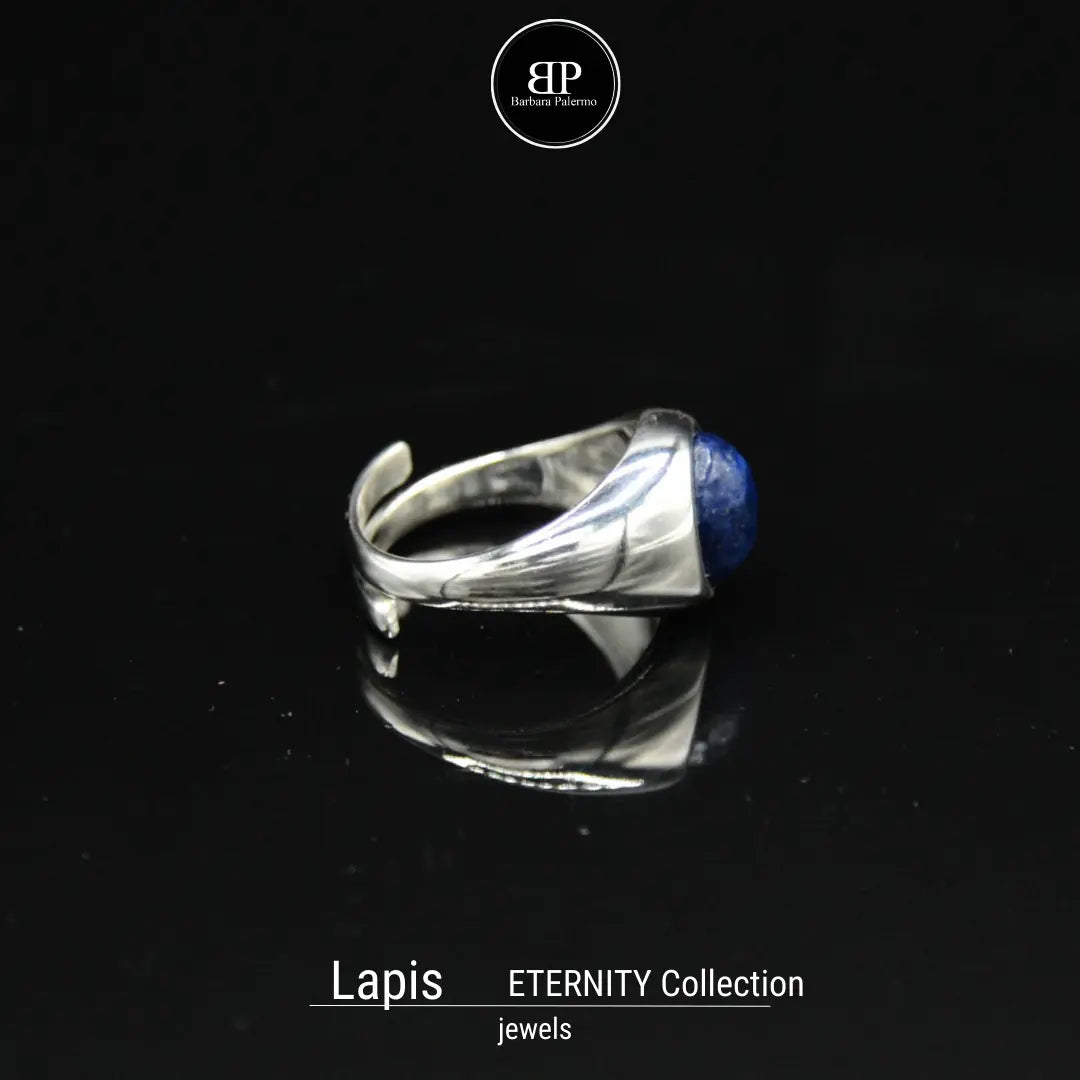Lapislazuli-Eternity-Ring – Himmlische Eleganz und Raffinesse