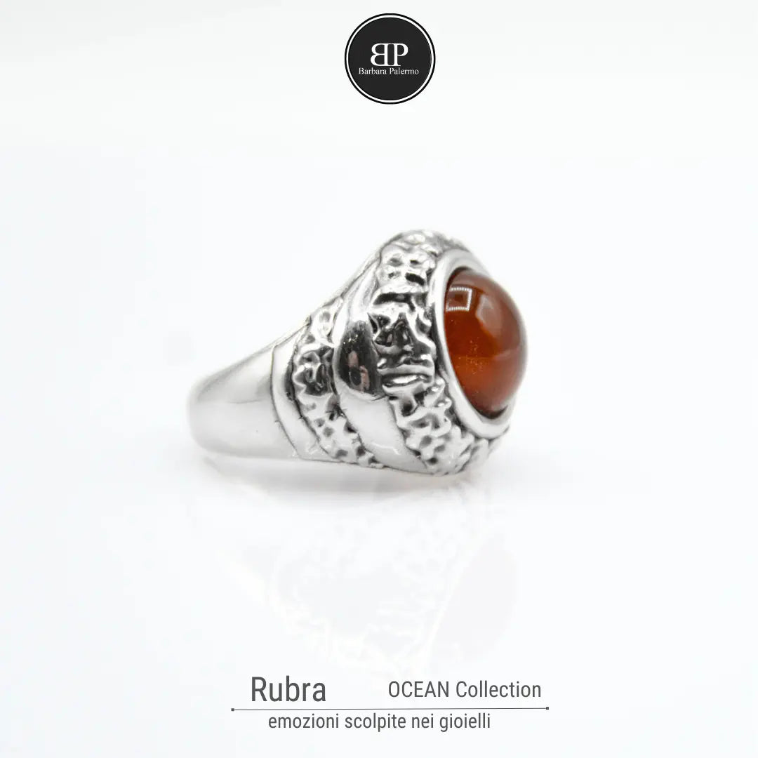 Anello Rubra: con Corniola