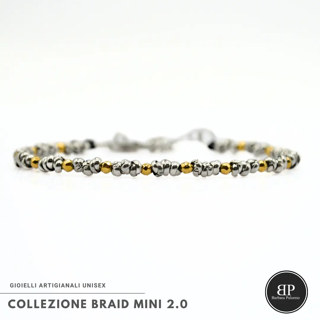 Bracciale Braid Mini 2.0 – Ematite Gold