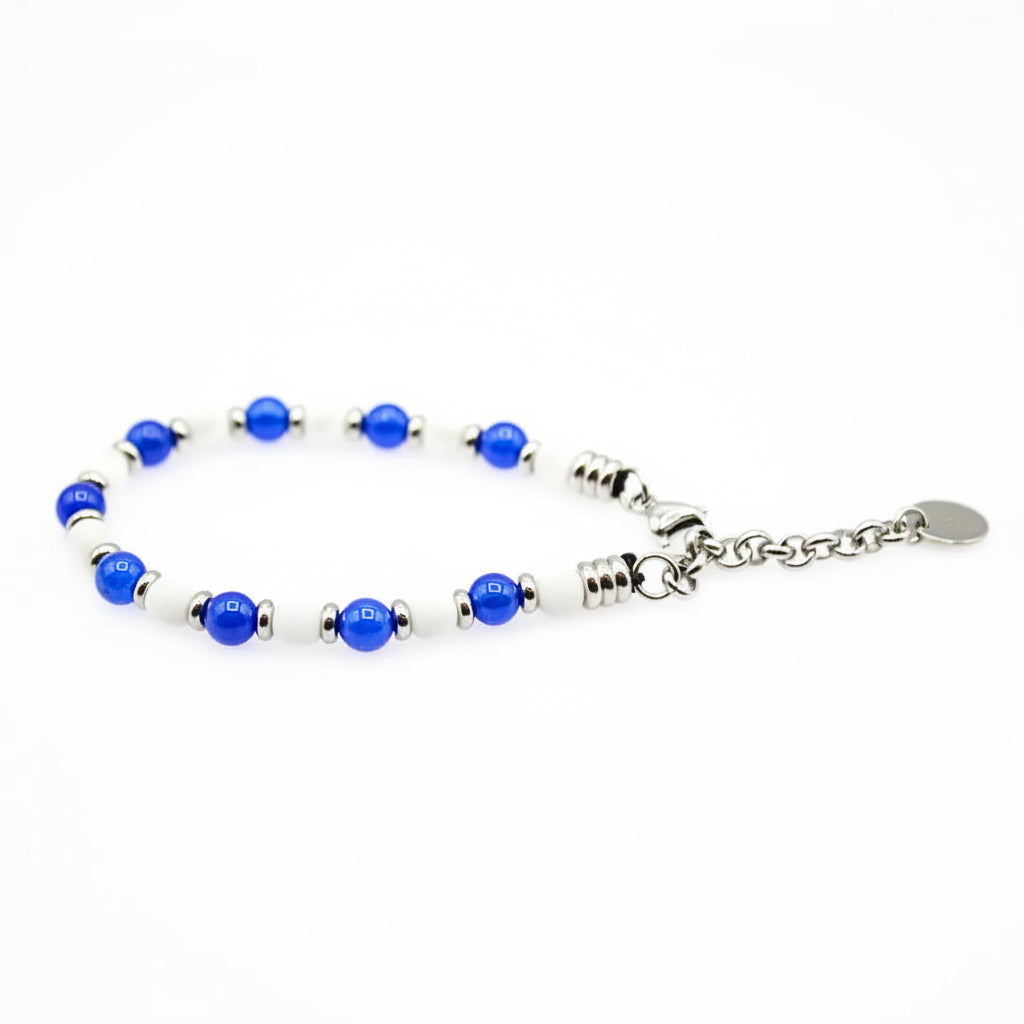 Steine: mehrfarbiges Hartsteinarmband