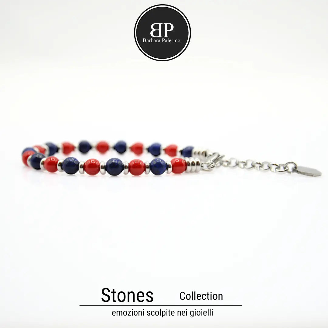 Bracciale Rosso Blu - Passione Cagliari