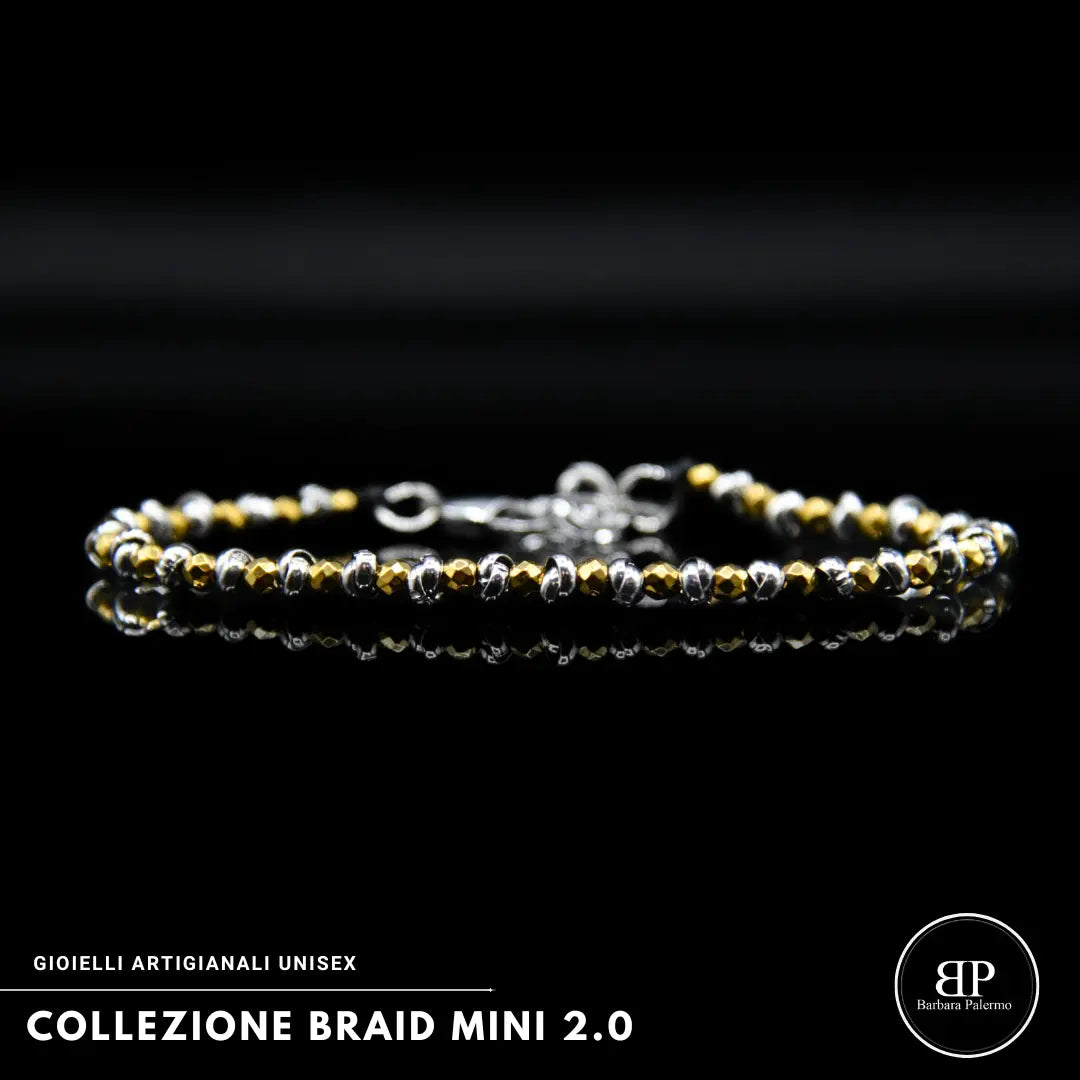 Bracciale Braid Mini 2.0 – Ematite Oro Lucida
