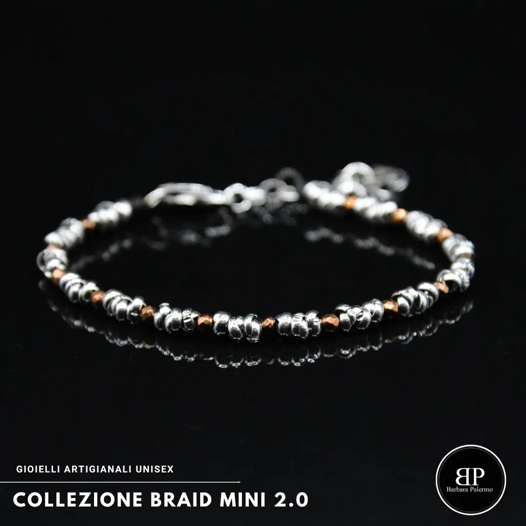 Bracciale Braid Mini 2.0 – Ematite Terra Cotta
