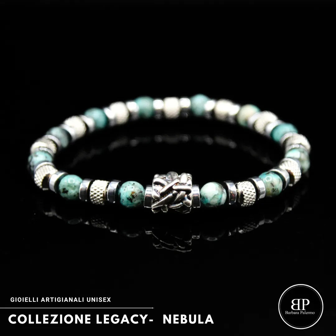 Lila Tigerauge-Armband PASSION mit Silberanschlüssen