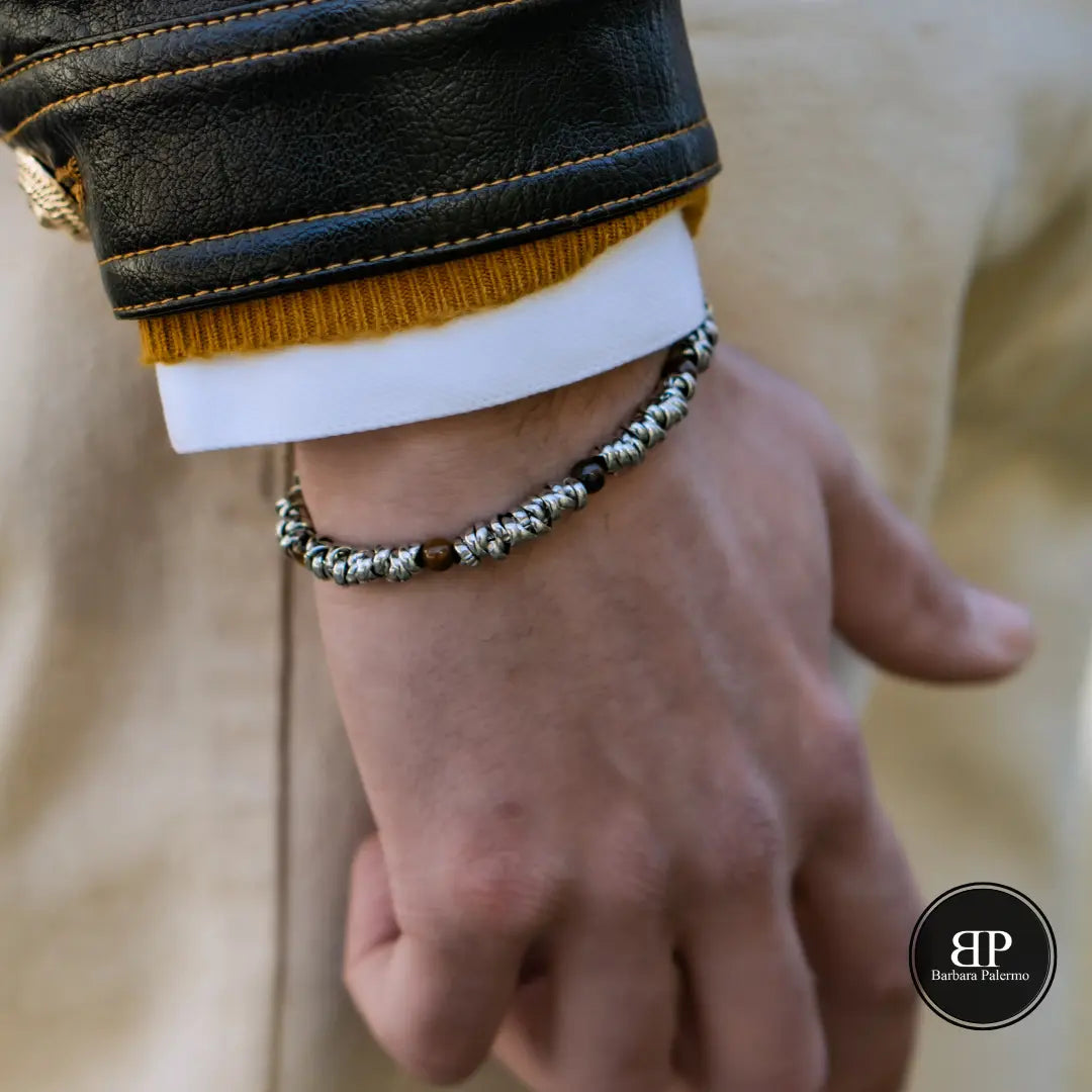 H2Node-Armband – Tigerauge: Symbol für Stärke und Widerstand