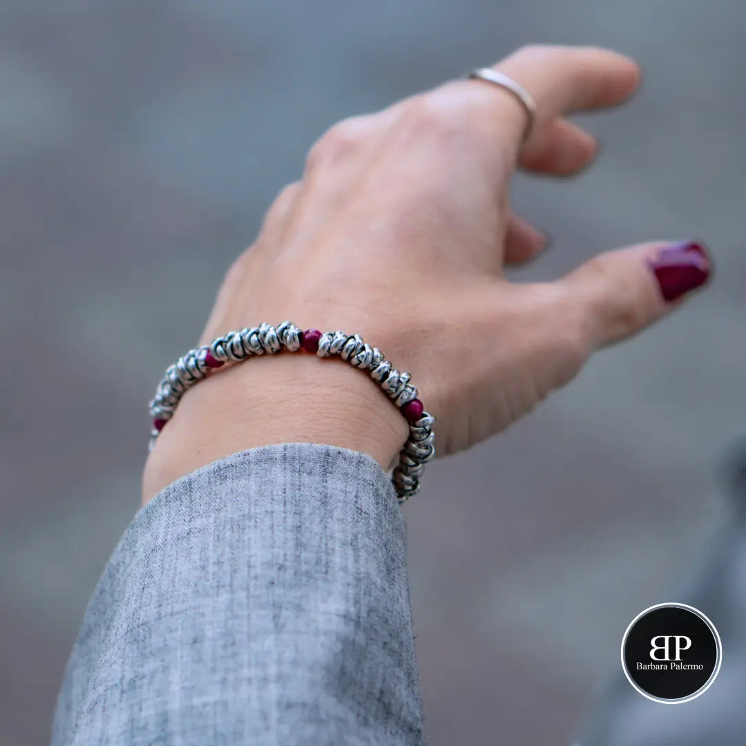 H2Node-Armband – Lila Tigerauge