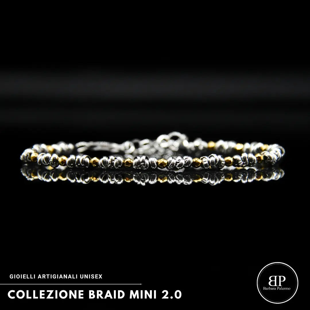 Bracciale Braid Mini 2.0 – Ematite Gold