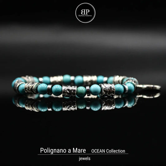 Polignano a Mare: Onde d'Argento Nell'Eleganza di Un Bracciale