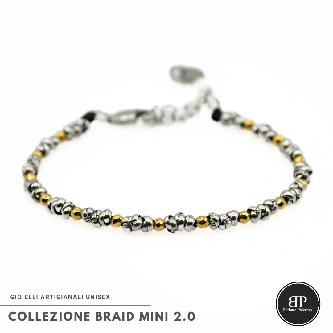 Bracciale Braid Mini 2.0 – Ematite Gold