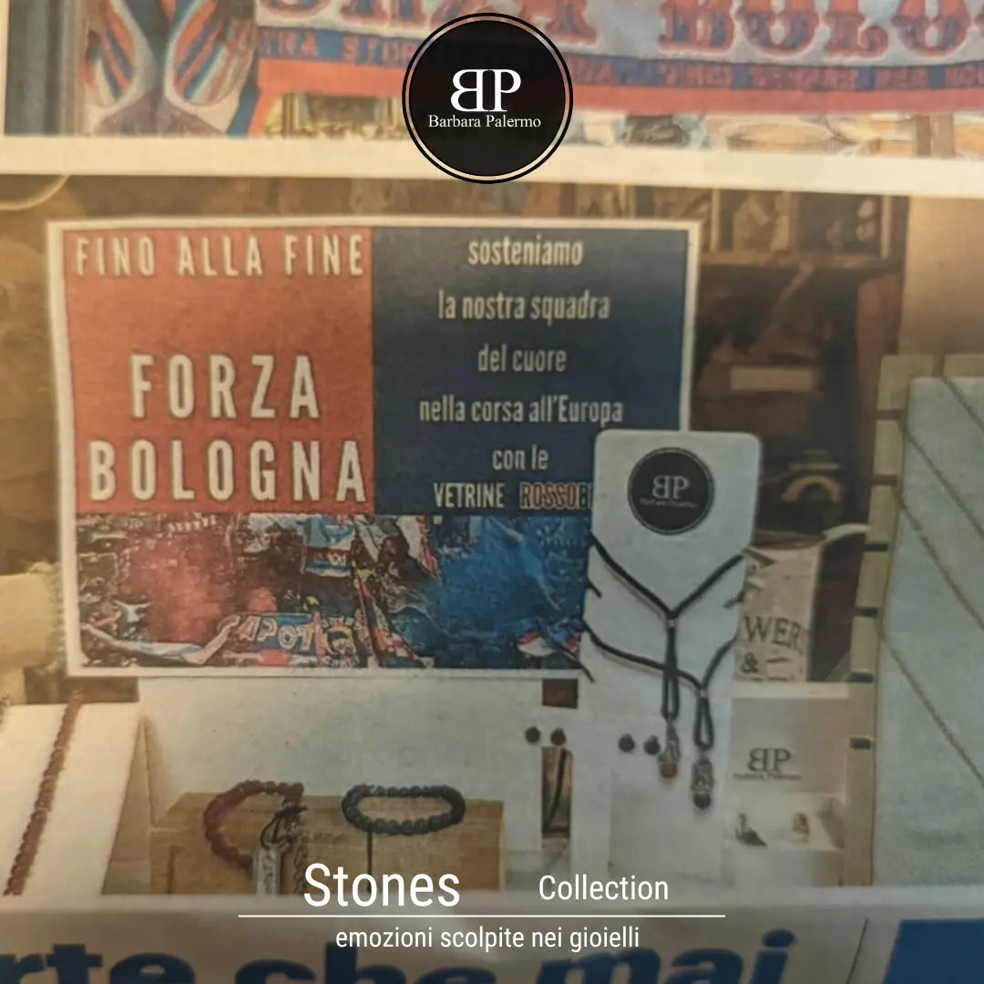 Rot-Blaues Bologna-Flechtarmband