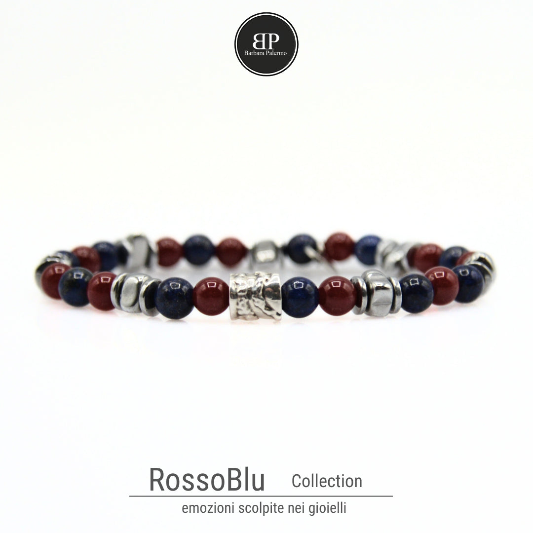 Steine: mehrfarbiges Hartsteinarmband