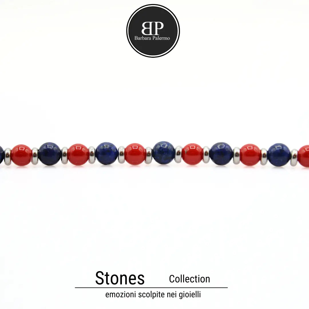 Bracciale Rosso Blu - Passione Crotone