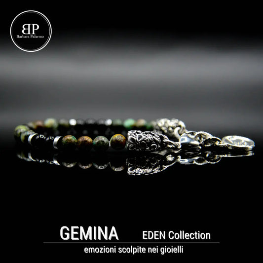 Bracciale Gemina: Dualità di Gemme nell'Anima di Eden