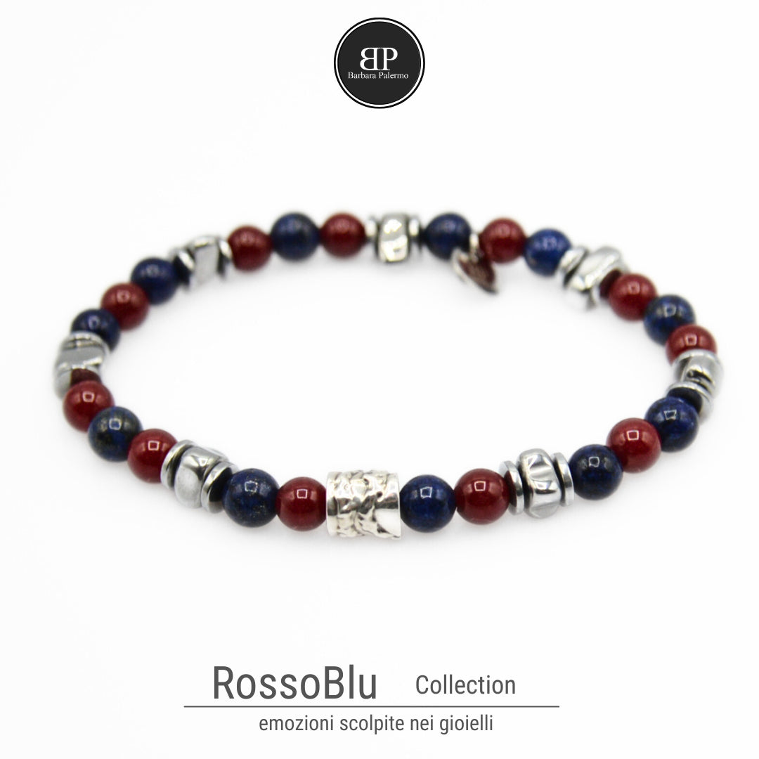 Steine: mehrfarbiges Hartsteinarmband
