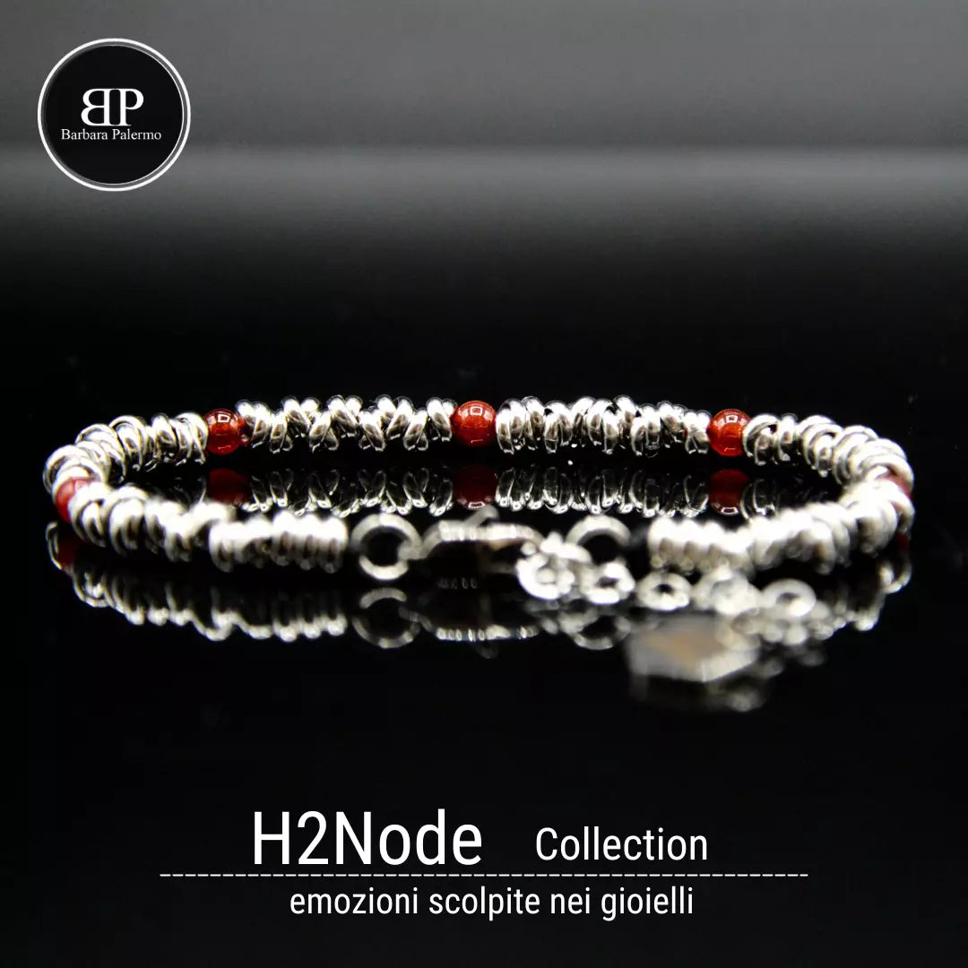 H2Node-Karneol-Armband: Der Hauch von Kühnheit