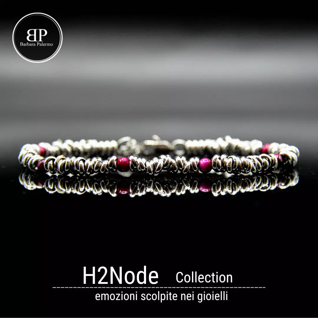 H2Node-Armband – Lila Tigerauge