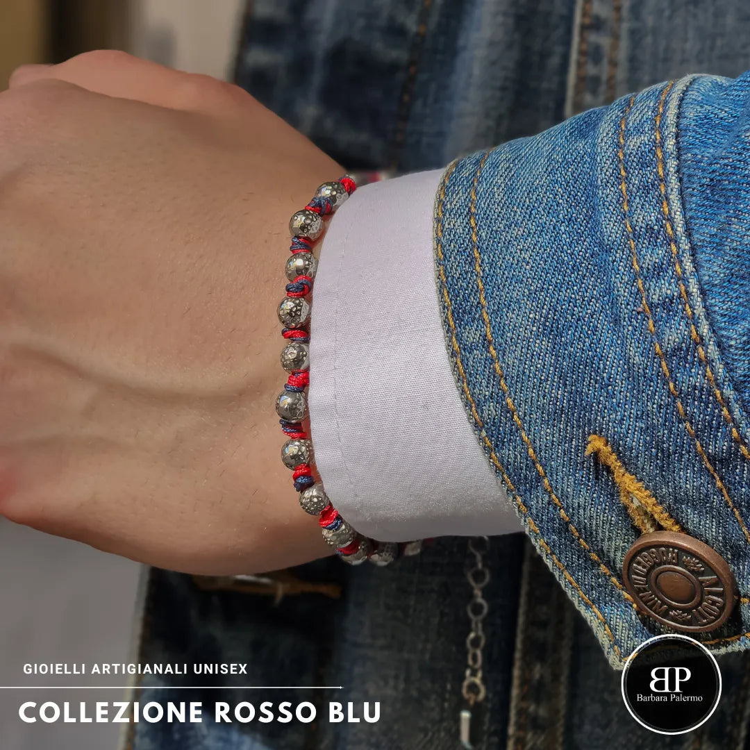 Steine: mehrfarbiges Hartsteinarmband