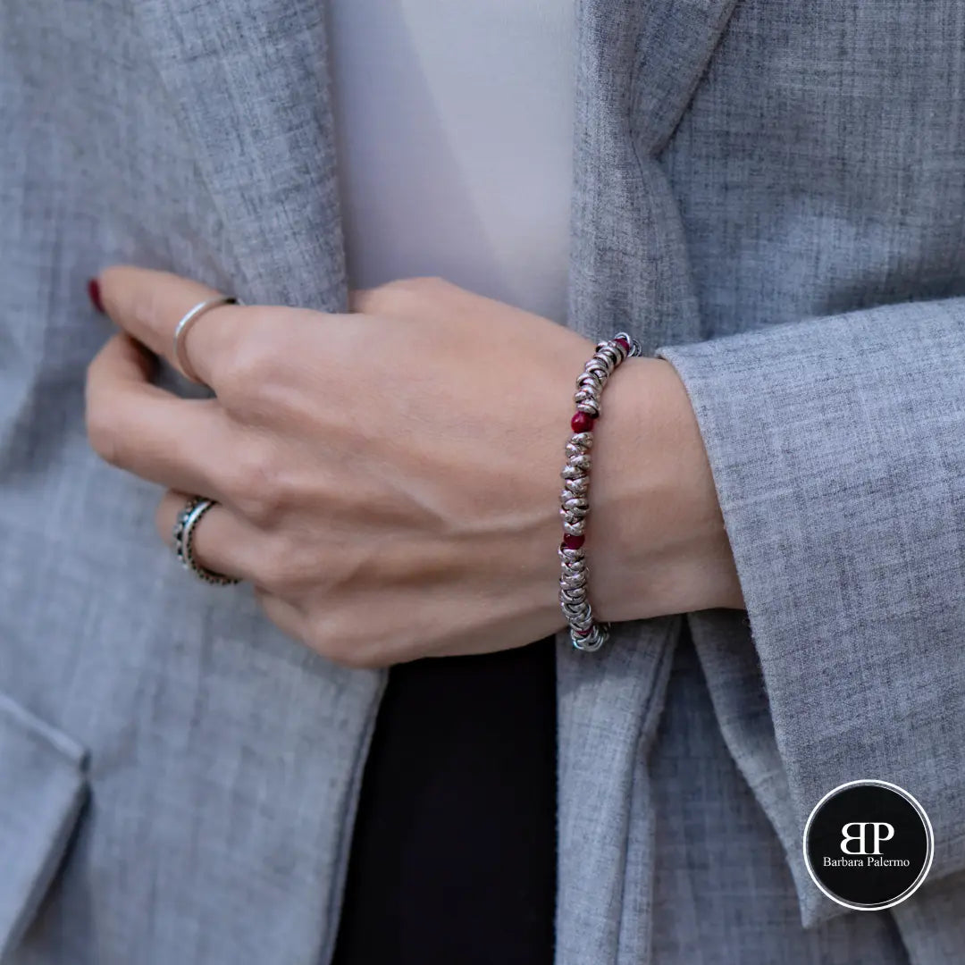 H2Node-Armband – Lila Tigerauge