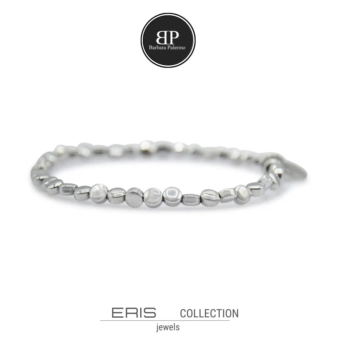 Eris Smile Armband aus 3 mm Silberhämatit