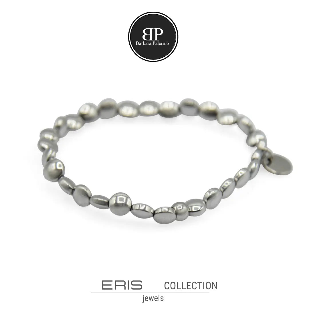 Eris Smile Armband aus 3 mm Silberhämatit