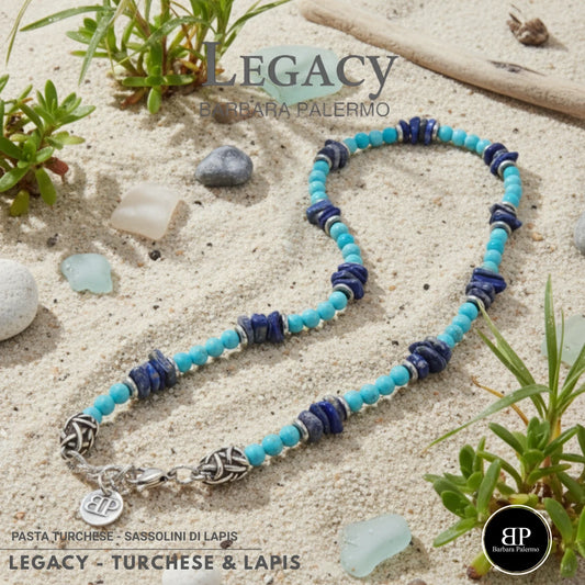 Collana Legacy – Turchese & Lapis