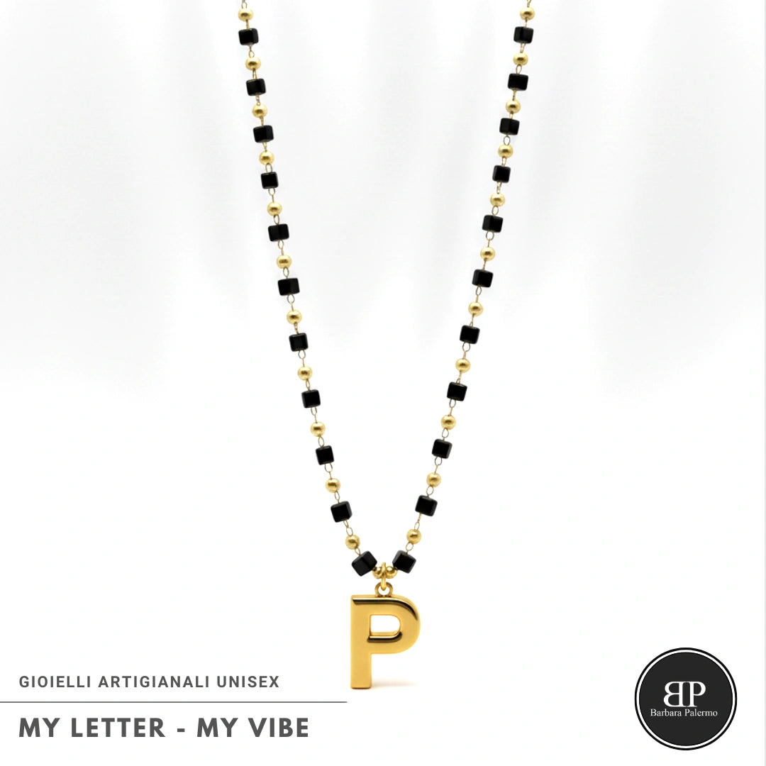 Collana My Letter – Gold Edition | Acciaio 316L PVD Oro