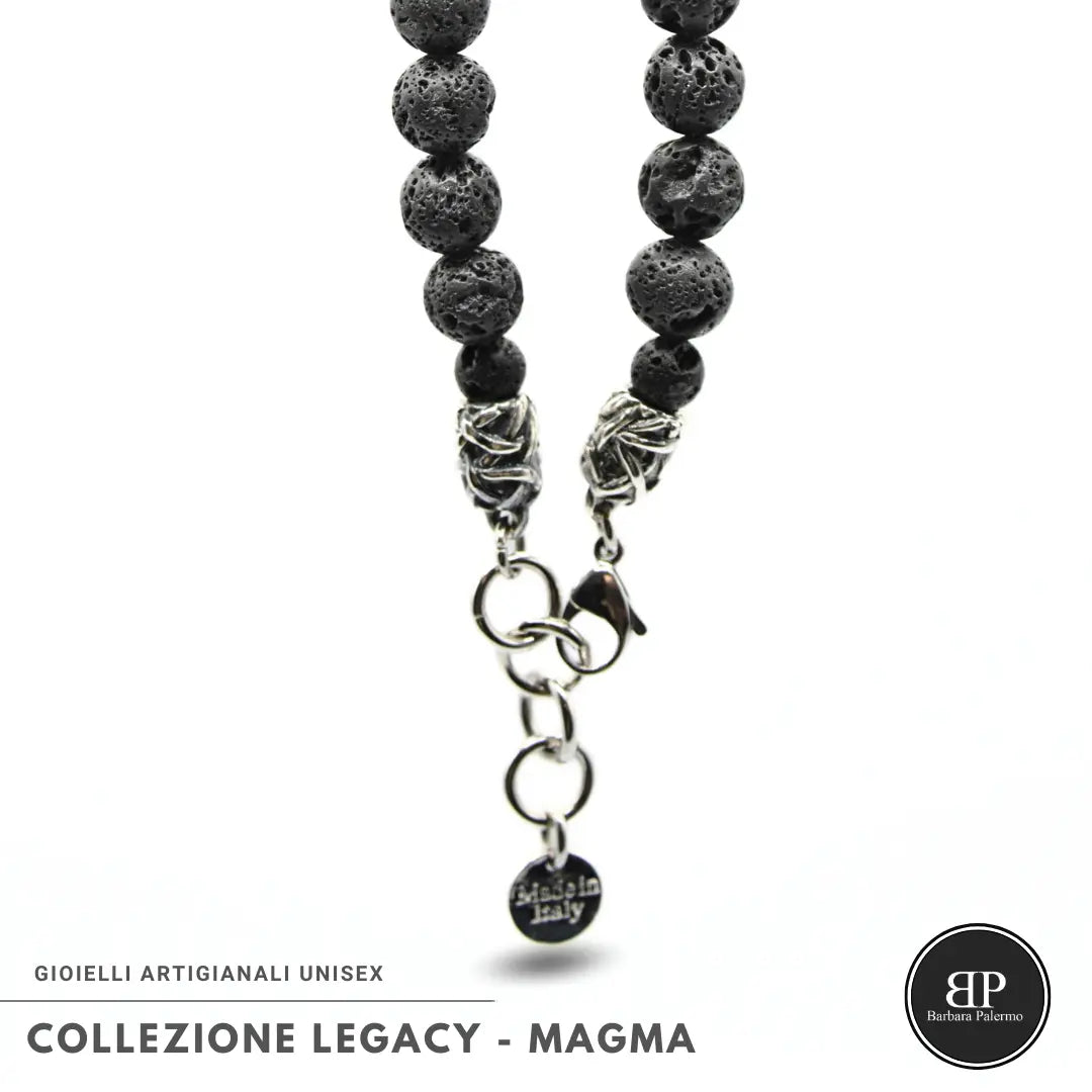 Collana Legacy Magma – Potenza Primordiale e Stile Artigianale