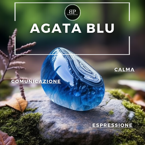 Collana Agata Blu Capri