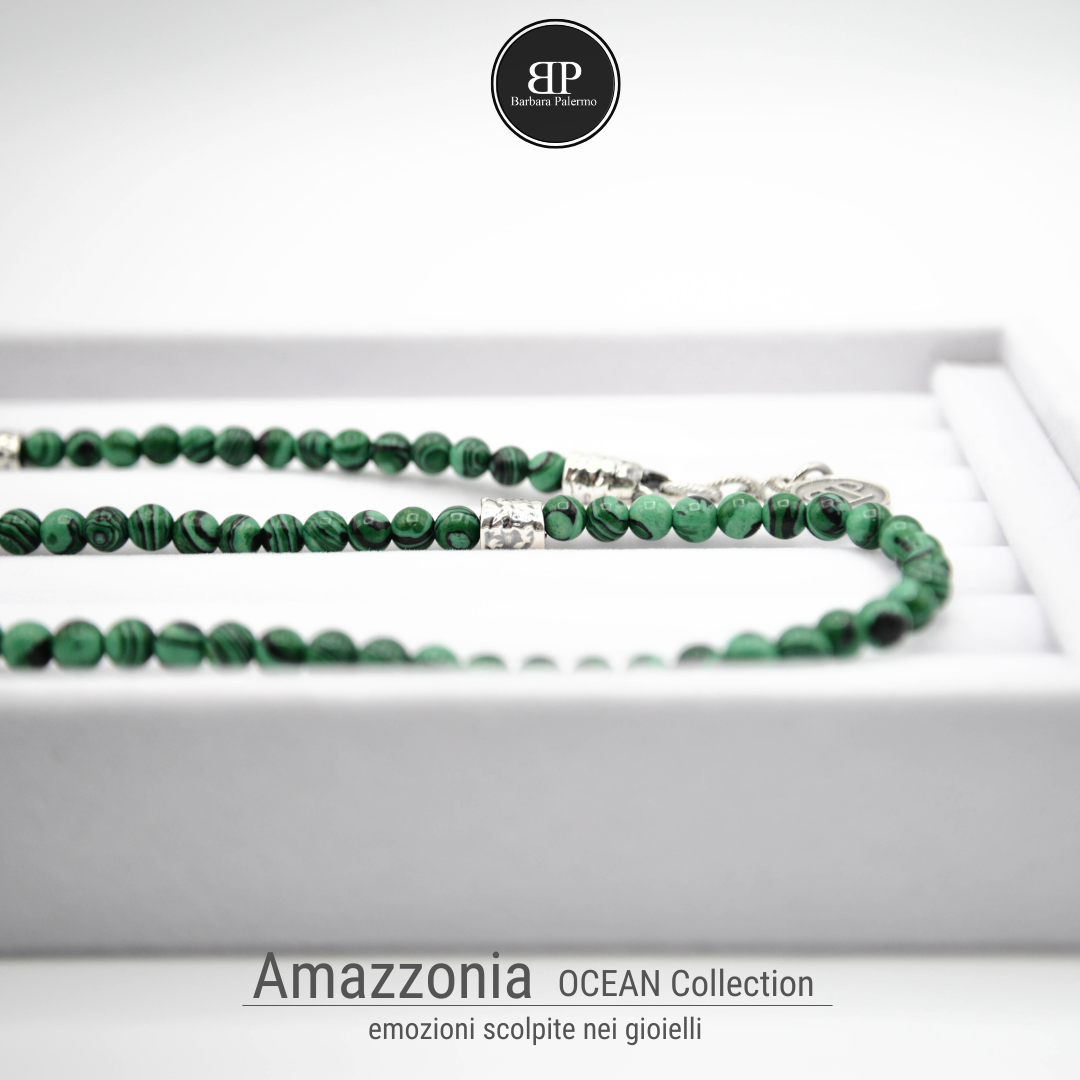 Amazzonia: La Esotica Collana Malachite della Collezione Ocean