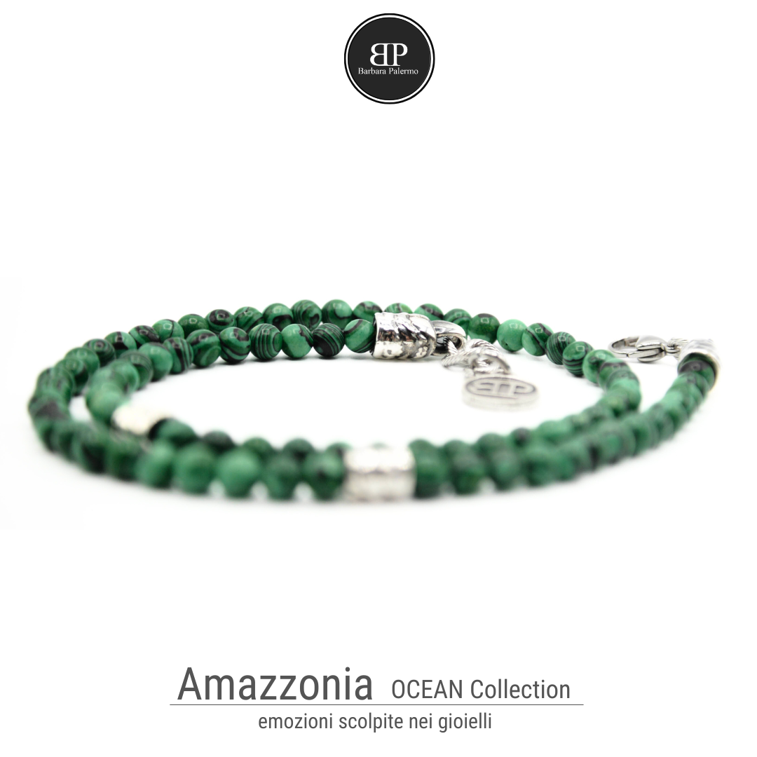 Amazzonia: La Esotica Collana Malachite della Collezione Ocean