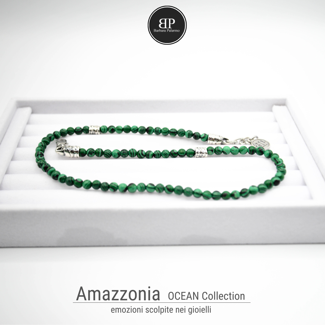 Amazzonia: La Esotica Collana Malachite della Collezione Ocean