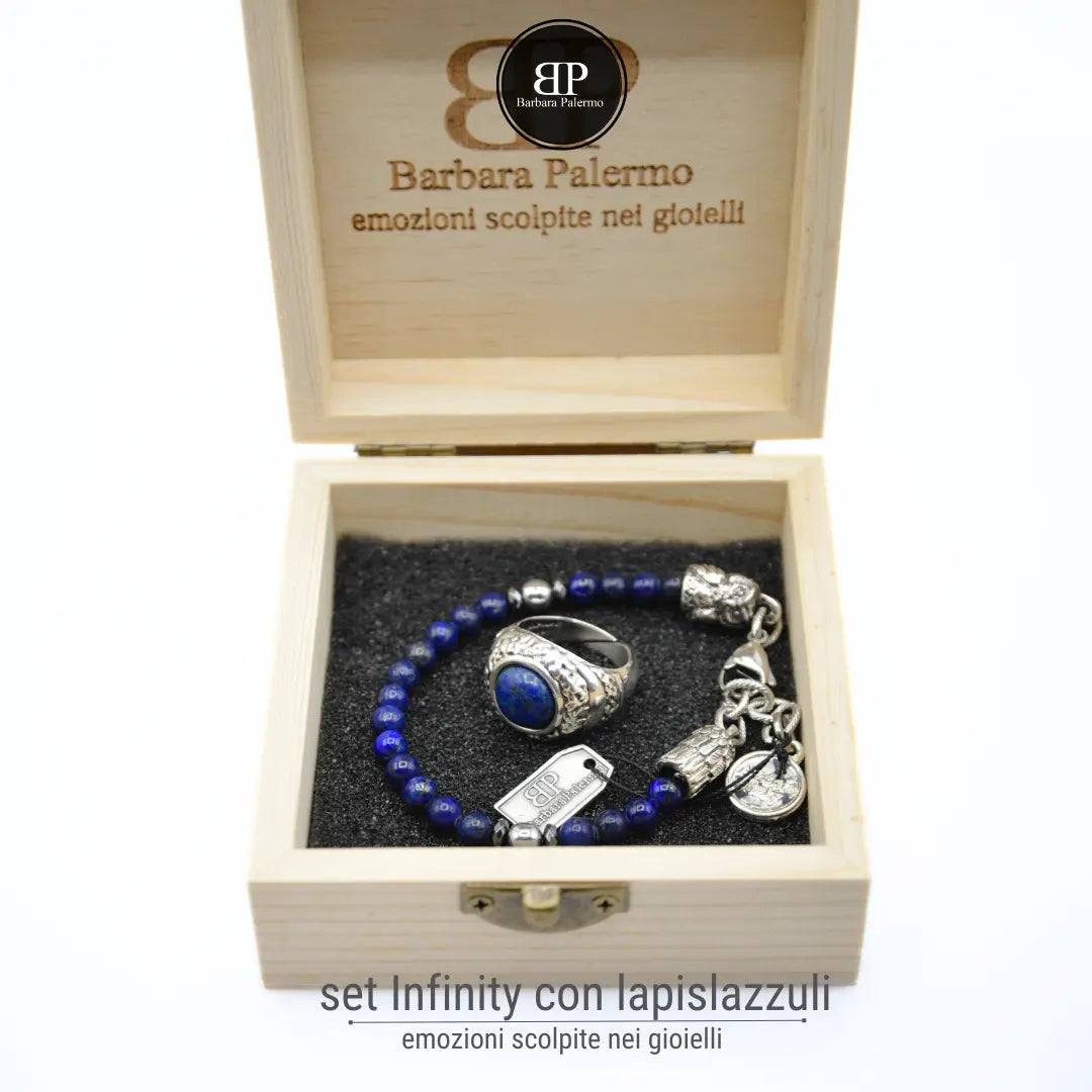 Set Infinity con lapislazzuli