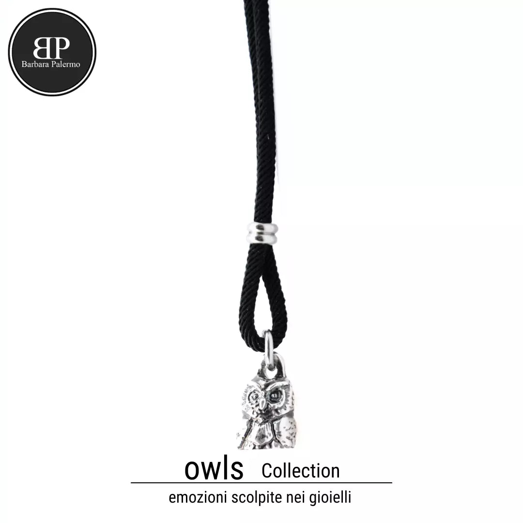 Serenity: Collana Gufo con Pietra Howlite