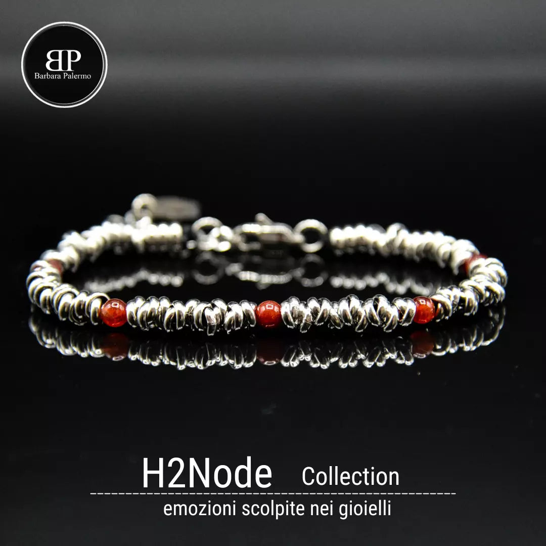H2Node-Karneol-Armband: Der Hauch von Kühnheit