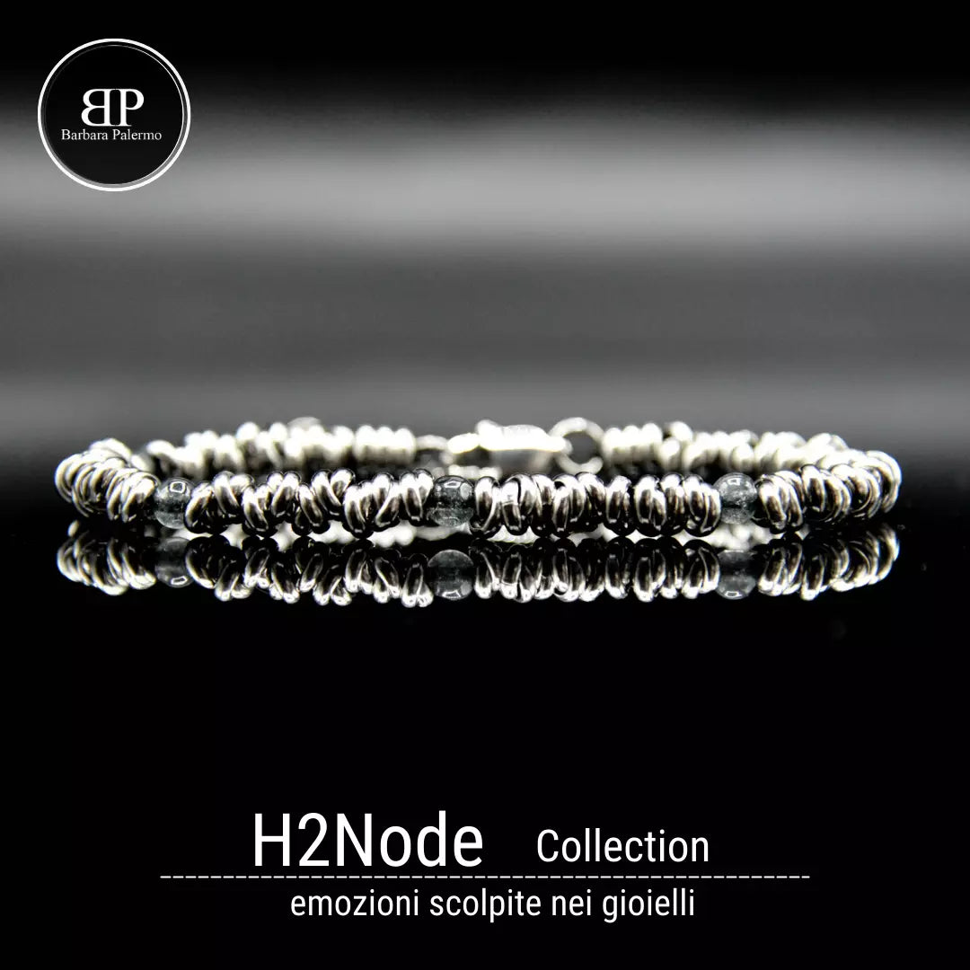 Armband H2Node mit Labradoritsteinen - Die Magie des Erhabenen