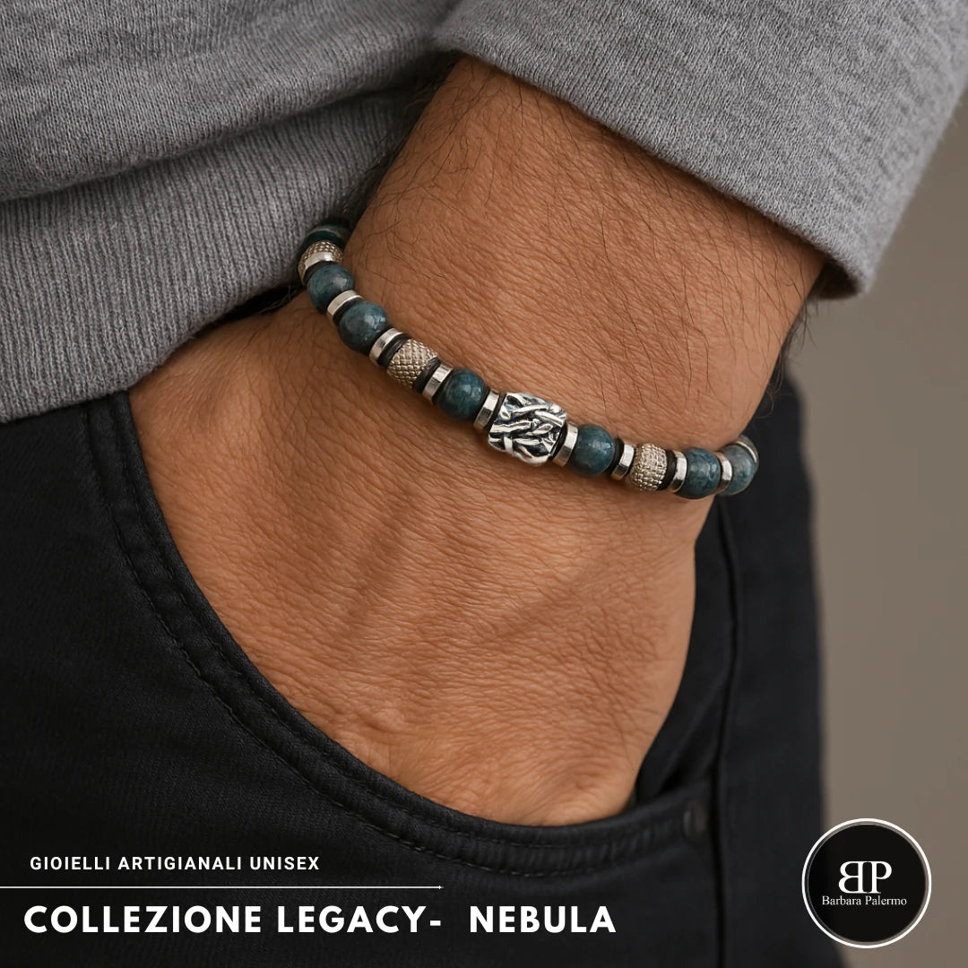 Lila Tigerauge-Armband PASSION mit Silberanschlüssen