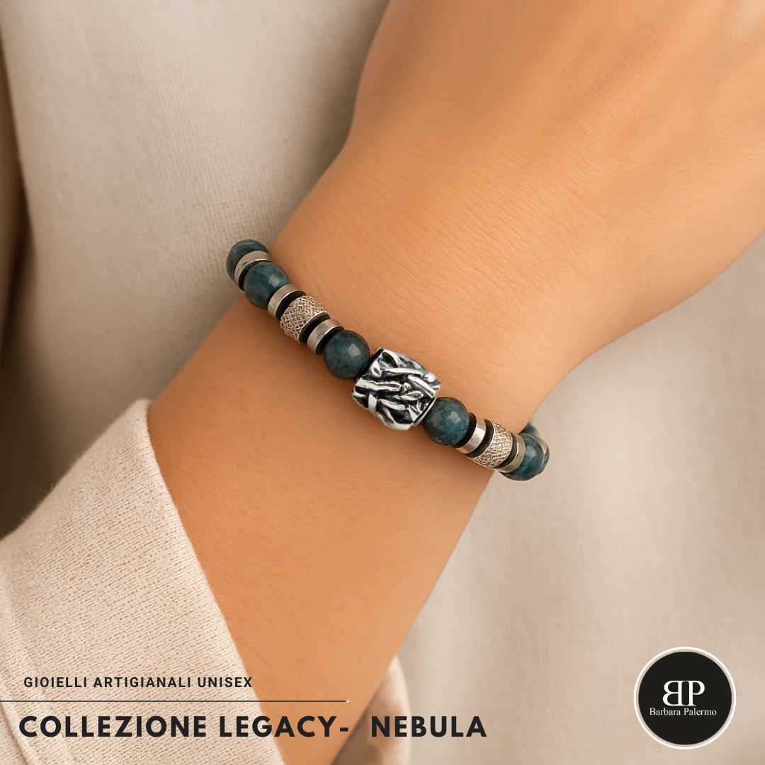 Lila Tigerauge-Armband PASSION mit Silberanschlüssen