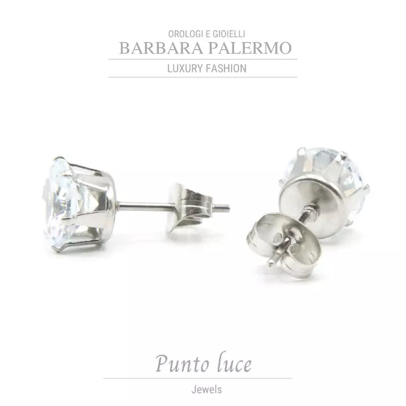 Lichtpunkt-Ohrringe aus 316 L-Stahl