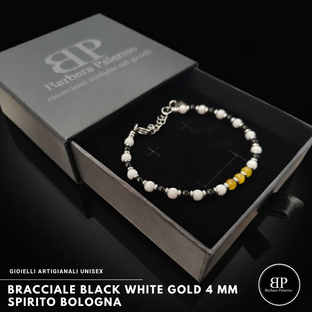 Bracciale Black White Gold – Spirito Bologna