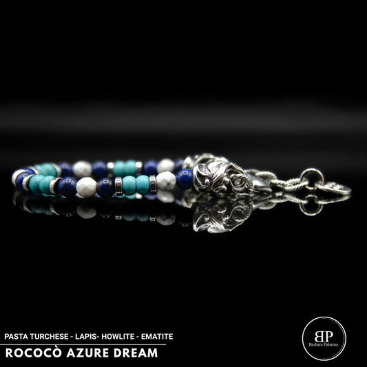 Bracciale Rococò Azure Dream – Eleganza Barocca Contemporanea